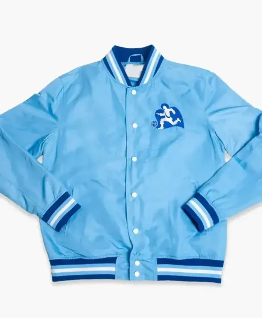 Xavier Musketeers Vintage Logo Sky Blue Varsity Jacket