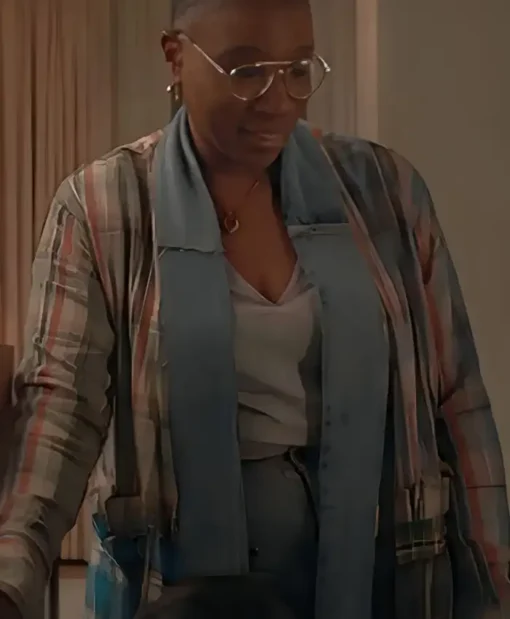 9-1-1 Aisha Hinds Plaid Jacket