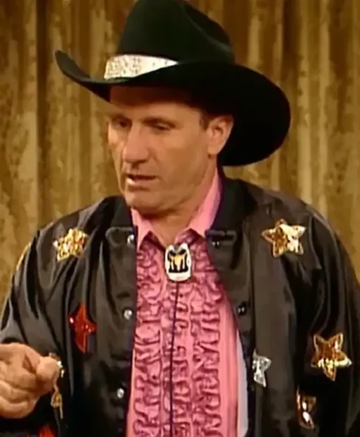 Al Bundy Married with Children Ed O’Neill Satin Varsity Fringe Jacket