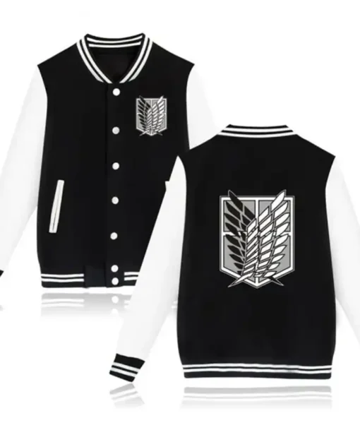 Attack on Titan Anime Varsity Letterman Jacket