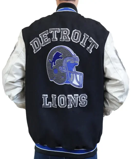 Beverly Hills Cop Eddie Murphy Detroit Lions Letterman Jacket For Unisex