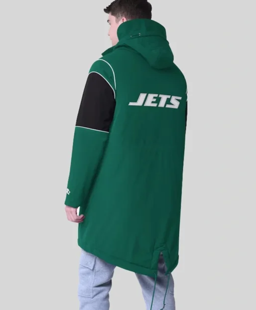 Buy New York Jets Starter Green Dynasty Polyfill Stadium Full-Zip Jacket For Unisex