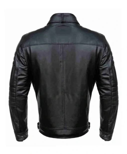 Buy Now Cafe Racer Black Stylish Leather Jacket For Men And Women