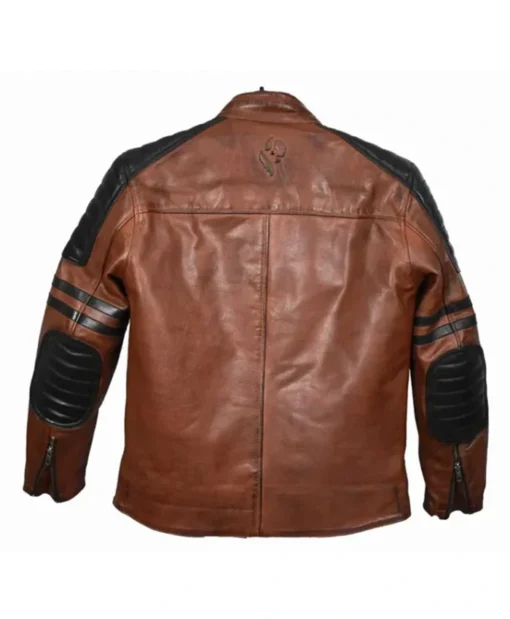 Buy Now Cafe Racer Brown Leather Motorcycle Jacket For Men And Women