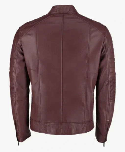 Buy Now Cafe Racer Chocolate Brown Leather Jacket For Men And Women