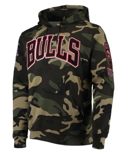 Buy Now Chicago Bulls Team Pullover Camo Hoodie For Unisex