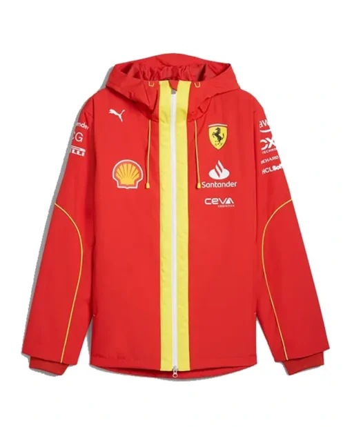 Buy Now Lewis Hamilton Scuderia Ferrari F1 2024 Pro Team Red Jacket For Unisex