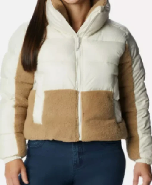 Buy Now Mercedes Morris SkyMed Season 03 Lexi Puffer Sherpa Jacket For Unisex