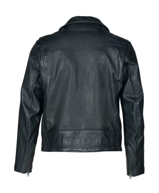 Buy Now Vintage Motorcycle Black Leather Jacket For Men And Women