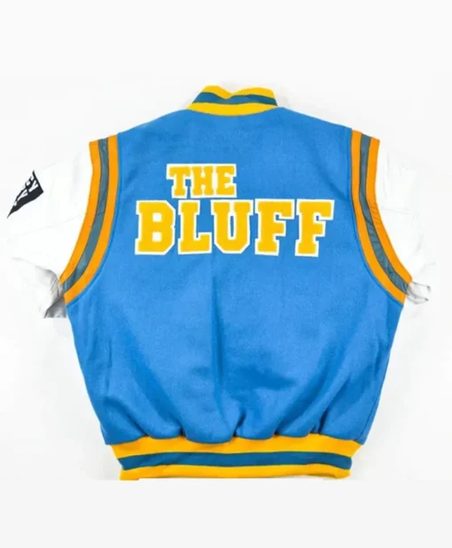 Buy Southern University Motto 2.0 HBCU Blue And White Letterman Varsity Jacket For Unisex