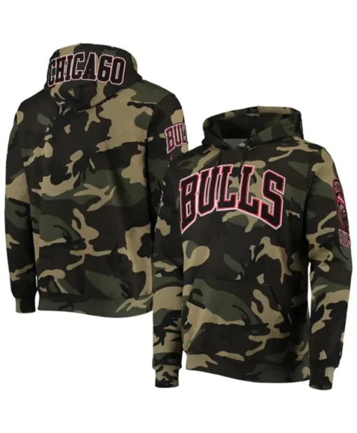 Chicago Bulls Team Camo Hoodie