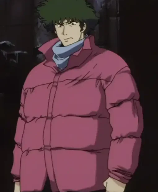 Cowboy Bebop Spike Spiegel Pink Puffer Jacket