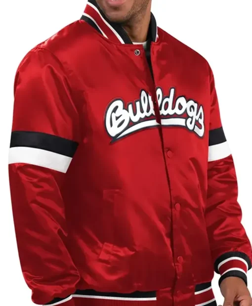 Fresno-State-Bulldog-Home-Game-Red-Satin-Jacket