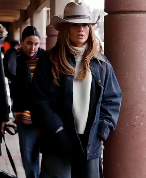 Jennifer Lopez Aspen Blue Denim Jacket