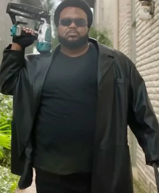 Killing It Craig Robinson Black Leather Jacket