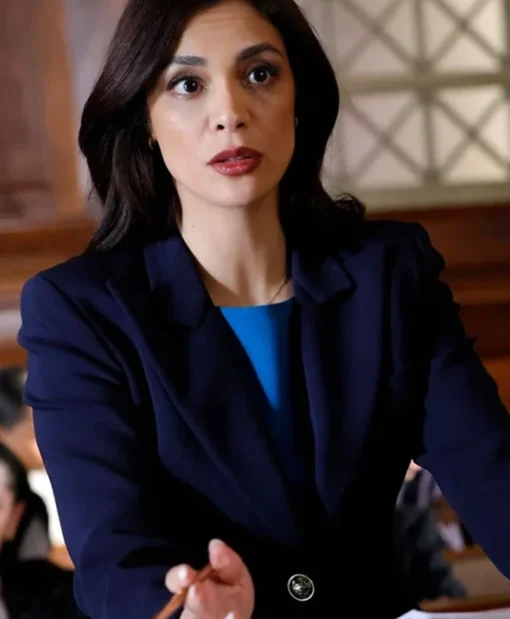 Law And Order SVU S26 Samantha Maroun Blue Blazer