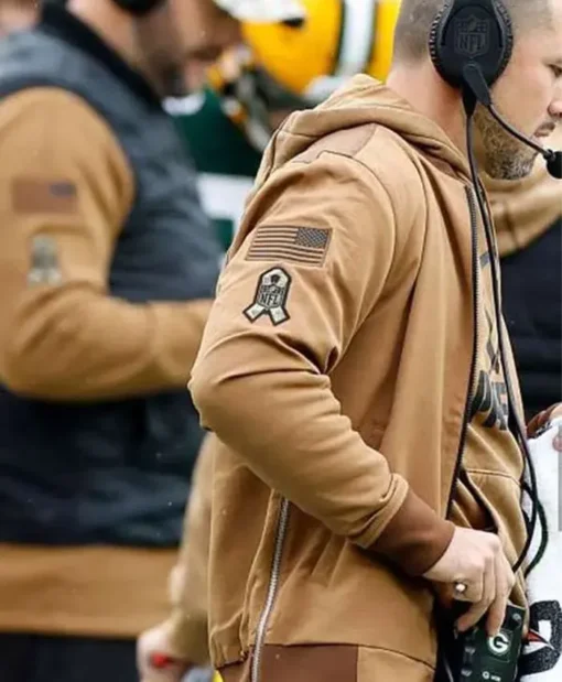 Matt LaFleur Green Bay Packers Salute To Service Jacket For Sale