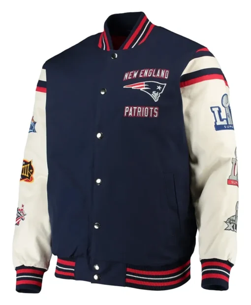 New England Patriots G-III Sports by Carl Banks Varsity Jacket