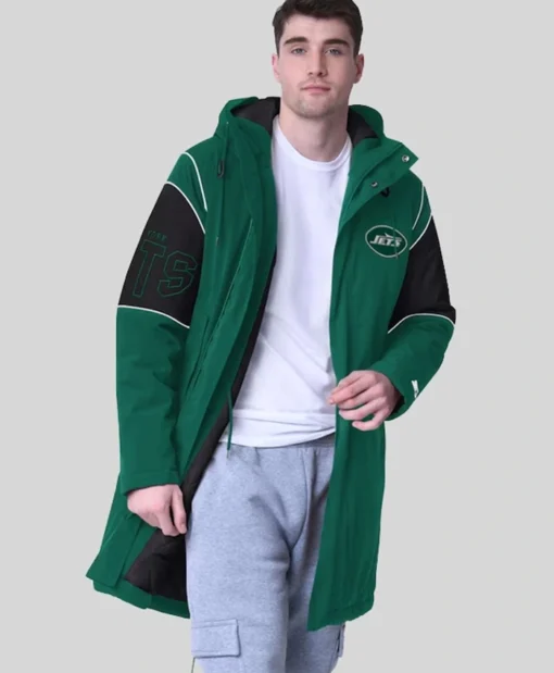 New York Jets Starter Dynasty Polyfill Stadium Green Jacket