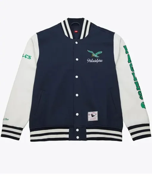 Philadelphia Eagles Washed Varsity Jacket