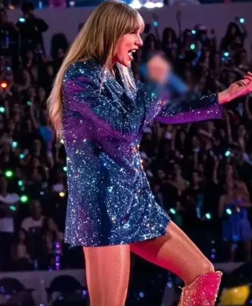 Taylor-Swift-Blue-Sparkly-Blazer