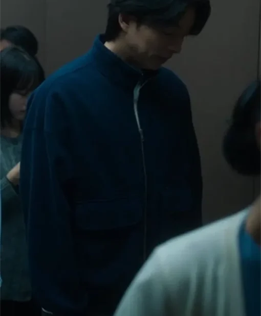 The Trunk Gong Yoo Blue Bomber Jacket