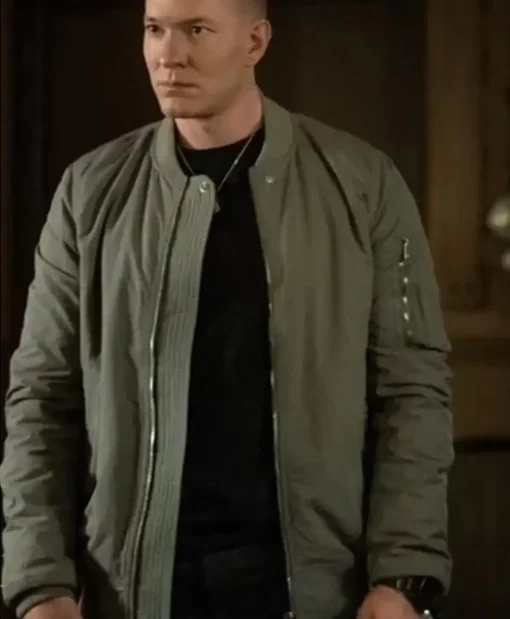 Tommy Egan Power Book IV Force Season 1 Joseph Sikora Grey Jacket