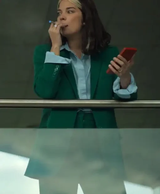 Black Mirror S06 Annie Murphy Green Suit For Sale