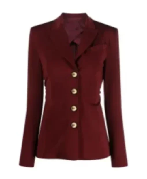 Buy Now Courtney Hope TV-Series The Young And The Restless 2025 Sally Spectra Burgundy Blazer For Unisex