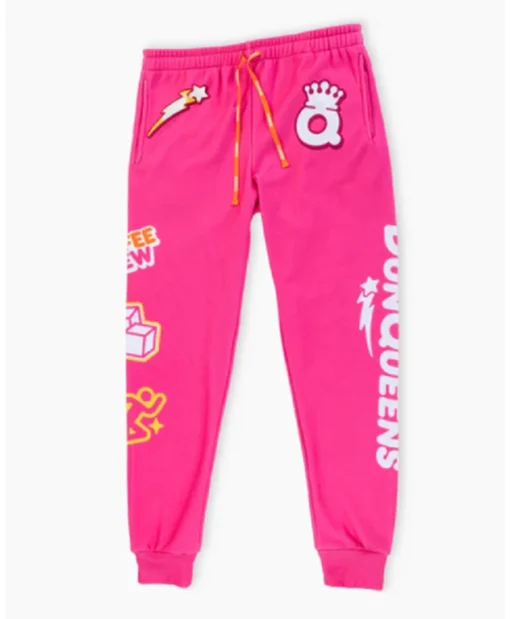 Buy Now DunQueens Premium Lined Pink Tracksuit For Men And Women