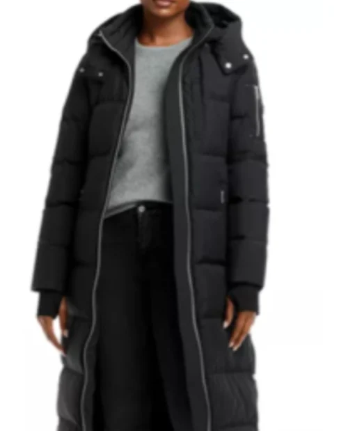 Buy Now Sarah Truong Hudson And Rex Season 07 Mayko Nguyen Black Puffer Trench Coat For Unisex