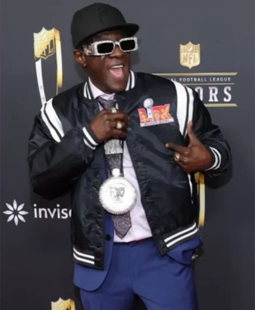 Flavor Flav 14th Annual Honors Super Bowl LIX Varsity Jacket