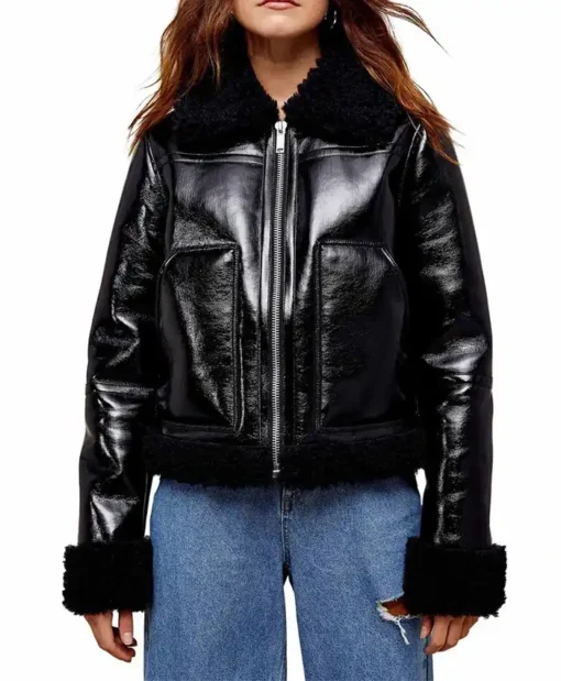 Get Now Real Housewives of Salt Lake City Whitney Rose Shearling Jacket For Sale