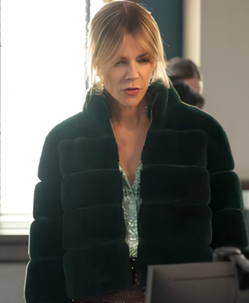 High Potential Kaitlin Olson Green Jacket