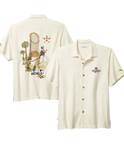 Houston Astros Tommy Bahama White World Series Shirt