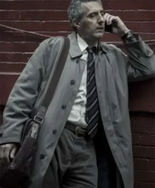 Severance 2022 John Turturro Grey Trench Coat