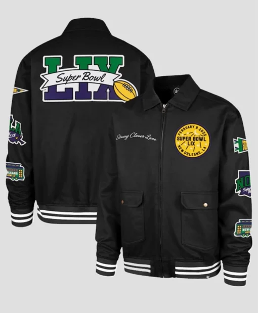 Stoney Clover Lane X ’47 Super Bowl LIX Bomber Jacket