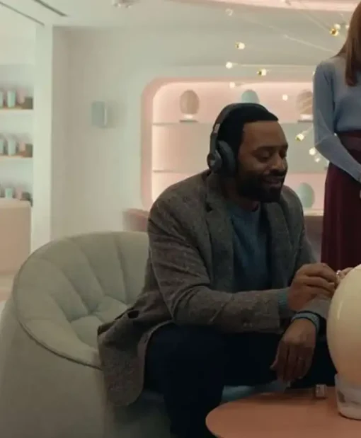 The Pod Generation Chiwetel Ejiofor Grey Wool Blazer