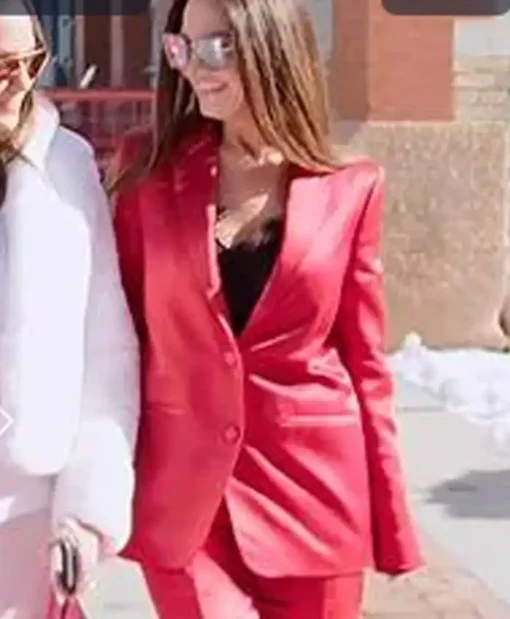 The Real Housewives of Salt Lake Lisa Barlow Satin Blazer