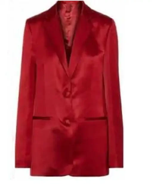 The Real Housewives of Salt Lake Lisa Barlow Satin Blazer For Sale