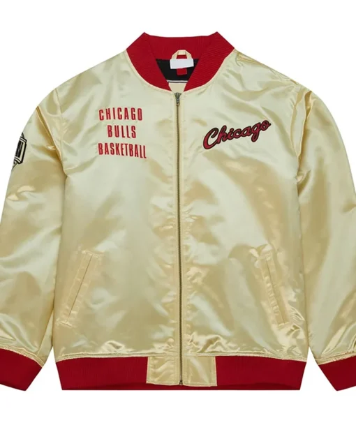Chicago Bulls Team OG 2.0 Gold Bomber Jacket